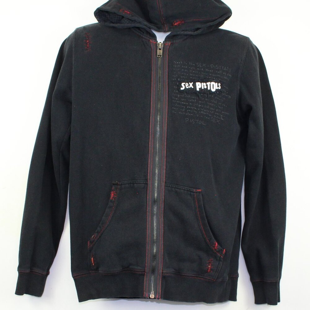 Rare Vans Skateboard Sex Pistols Band Anarchy UK Sweatshirt Hoodie (S)